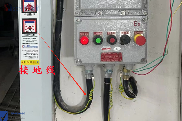 快速門防爆電機(jī)接地線