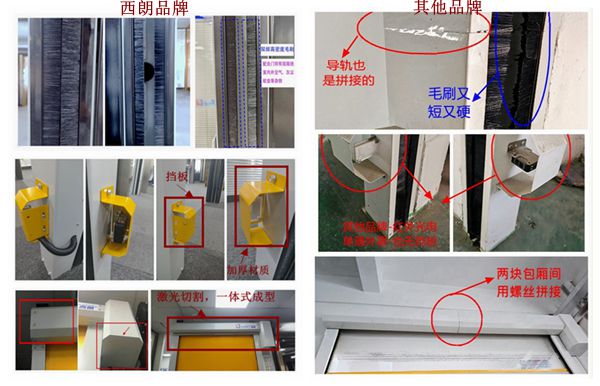 西朗智能快速門與其他家對比